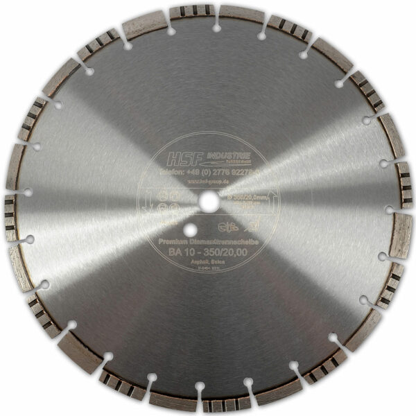 BA 10 Diamanttrennscheibe, Asphalt/Beton