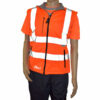 Warnschutz Softshelljacke Orange – Bild 2