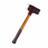SIMPLEX-Schonhammer mit Stahlgussgehäuse und Holzstiel
