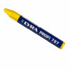 Signierkreide gelb, mit Papier Banderole, Länge 120mm, Durchmesser 12mm – Bild 2