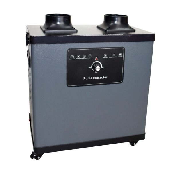 TM-SNR-2-Mobile-Absauganlage in schwarz silber